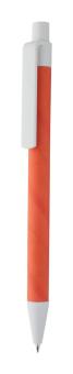 Ecolour ballpoint pen Orange/white