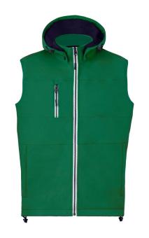 Seldon softshell bodywarmer vest, green Green | L