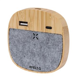 Mekens wireless charger Dark grey