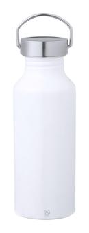 Zandor recycled aluminium bottle White