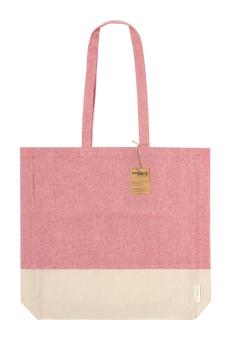 Kauna cotton shopping bag Red