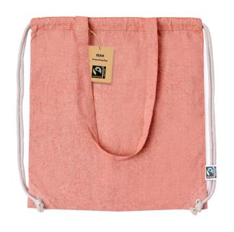 Nefra Fairtrade Turnbeutel Rot