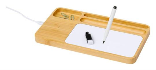 Sirae wireless charger organizer Nature