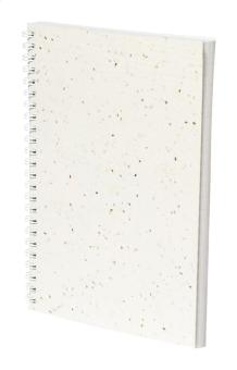 Sunea seed paper notebook White