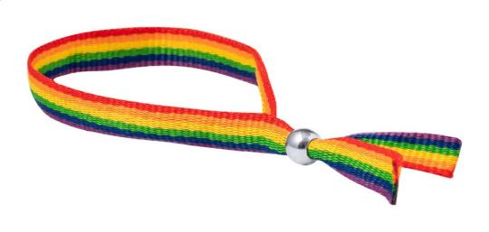 Jabisk Regenbogen-Festivalarmband Mehrfarbig