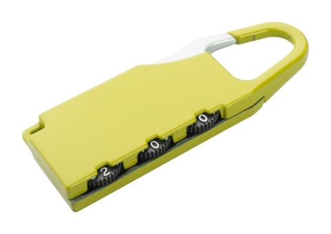 Zanex luggage lock Yellow