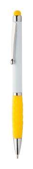 Sagurwhite touch ballpoint pen White/yellow