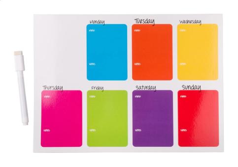 Nietix magnetic note board Multicolor