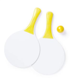 Negril Strandtennis Weiß/gelb