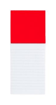 Sylox magnetic notepad Red