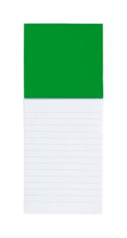 Sylox magnetic notepad Green