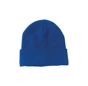 Lana winter hat Aztec blue