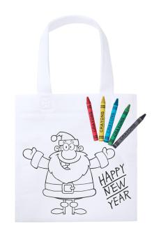 Wistick colouring shopping bag White