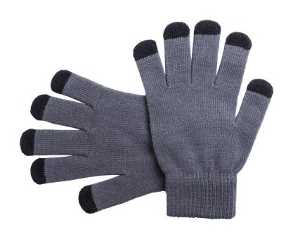Tellar touch screen gloves Gray/black