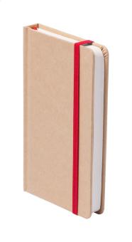 Prunus A6 Notizbuch, natur Natur,rot