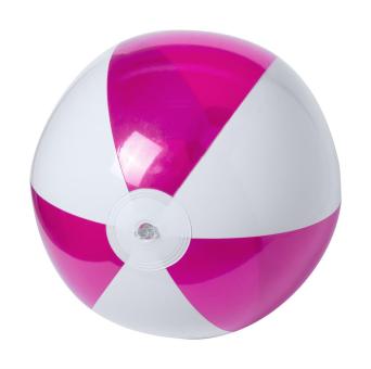 Zeusty beach ball (ø28 cm) Pink/white