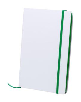 Kaffol Notizbuch Weiß/grün