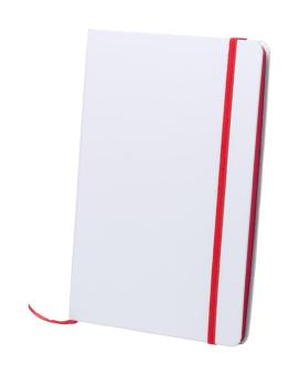 Kaffol Notizbuch Rot/weiß
