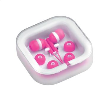 Clarin earphones Pink/white