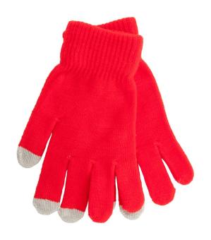 Actium touch screen gloves Red