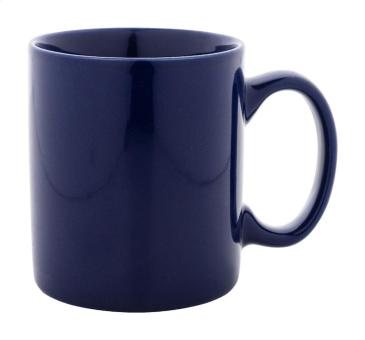 Kolomu coloured ceramic mug Aztec blue
