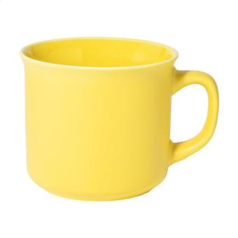 Woodstock Flat matte vintage mug Yellow