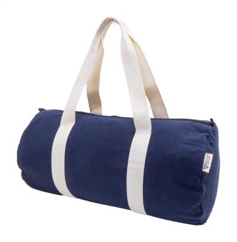 Rekan Duff recycled canvas sports bag Aztec blue