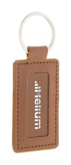 ShineKey Rect RPU keyring Brown