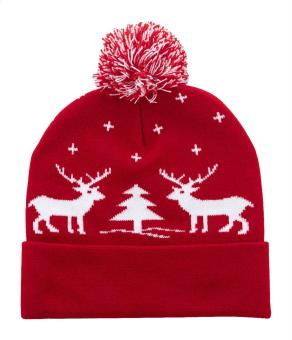 Skandimos Weihnachtswintermütze Rot
