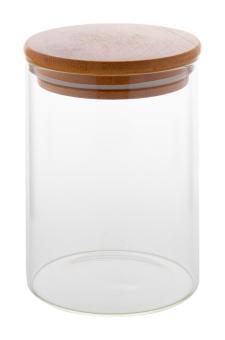 Momomi glass storage jar Nature