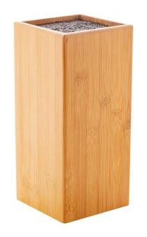 Santoku bamboo knife block Nature