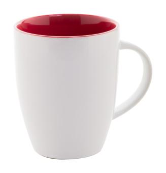 Maia Tasse Rot/weiß