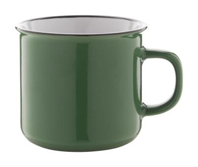 Woodstock vintage mug Dark green