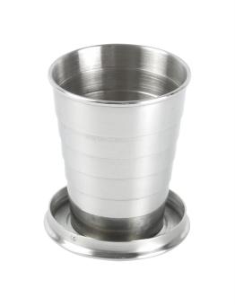 Nautilus Teleskopbecher Silber