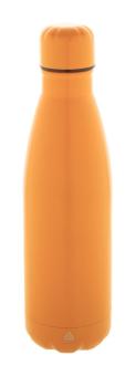 Refill recycled stainless steel bottle Orange