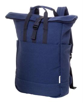 Rebyss Roll Recycelten Canvas Rucksack Dunkelblau