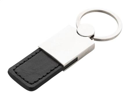 Rokke keyring Silver/black