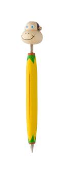 Zoom wooden ballpoint pen, monkey Yellow