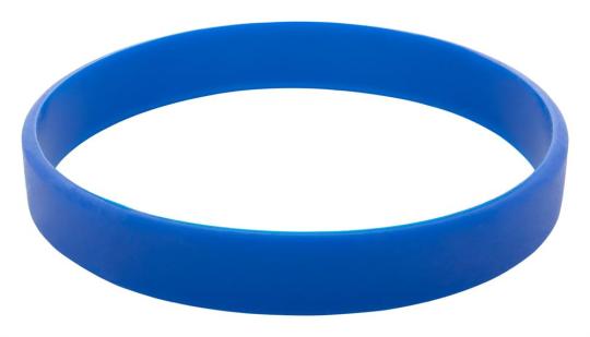 Wristy silicone wristband Aztec blue