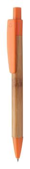 Colothic Bambus-Kugelschreiber Natur orange