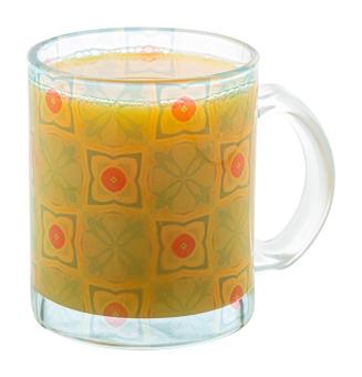 Throusub Tasse mit Sublimationsdruck Transparent