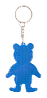 Safebear prism keyring Aztec blue