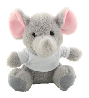 Retrump RPET plush elephant Convoy grey