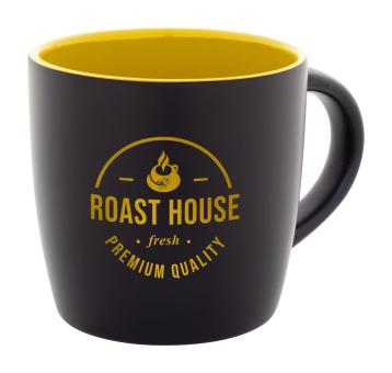 Sculptus Tasse Gelb/schwarz