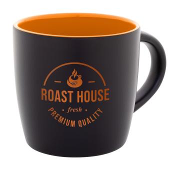 Sculptus Tasse Orange/schwarz