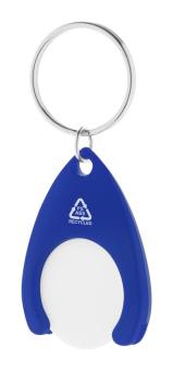 Neppy RABS trolley coin keyring Aztec blue