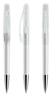 prodir DS2 PTC Push ballpoint pen Transparent