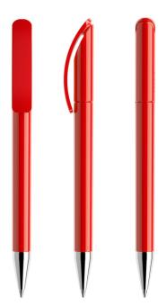 prodir DS3 TPC Twist ballpoint pen Red