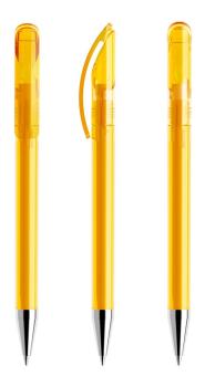 prodir DS3 TTC Twist ballpoint pen Yellow