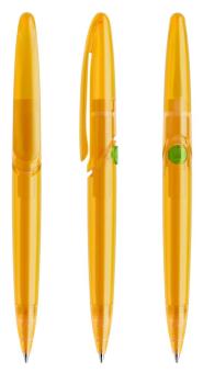 prodir DS7 PFF Push ballpoint pen Yellow/green